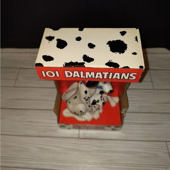The Walt Disney Company 101 Dalmatians Vinyl Kids Vintage Collectible Bank New - Picture 5 of 10
